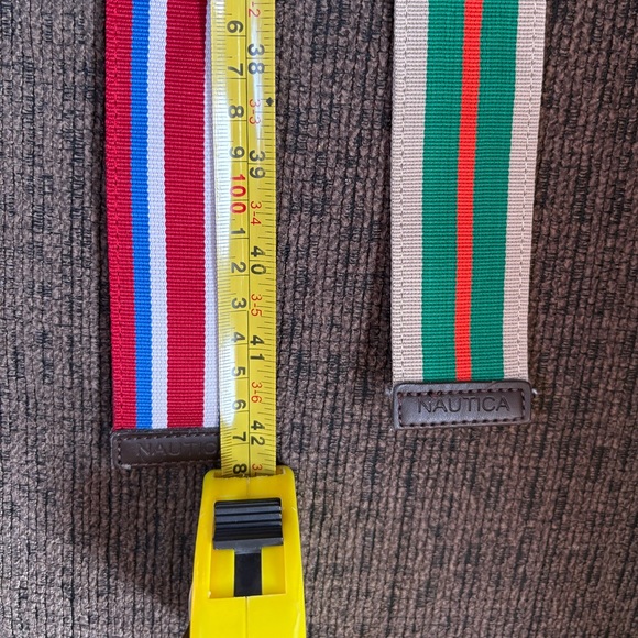 Nautical Striped Mens Belts Bundle (2) - Picture 12 of 15